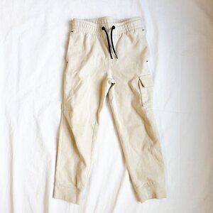 Old Navy Active Kids Beige Jogger Pants S (6-7) Elastic Waist